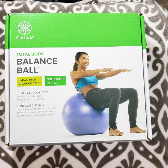 Gaiam Total Body Balance Ball – Never Used - Picture 1 of 6